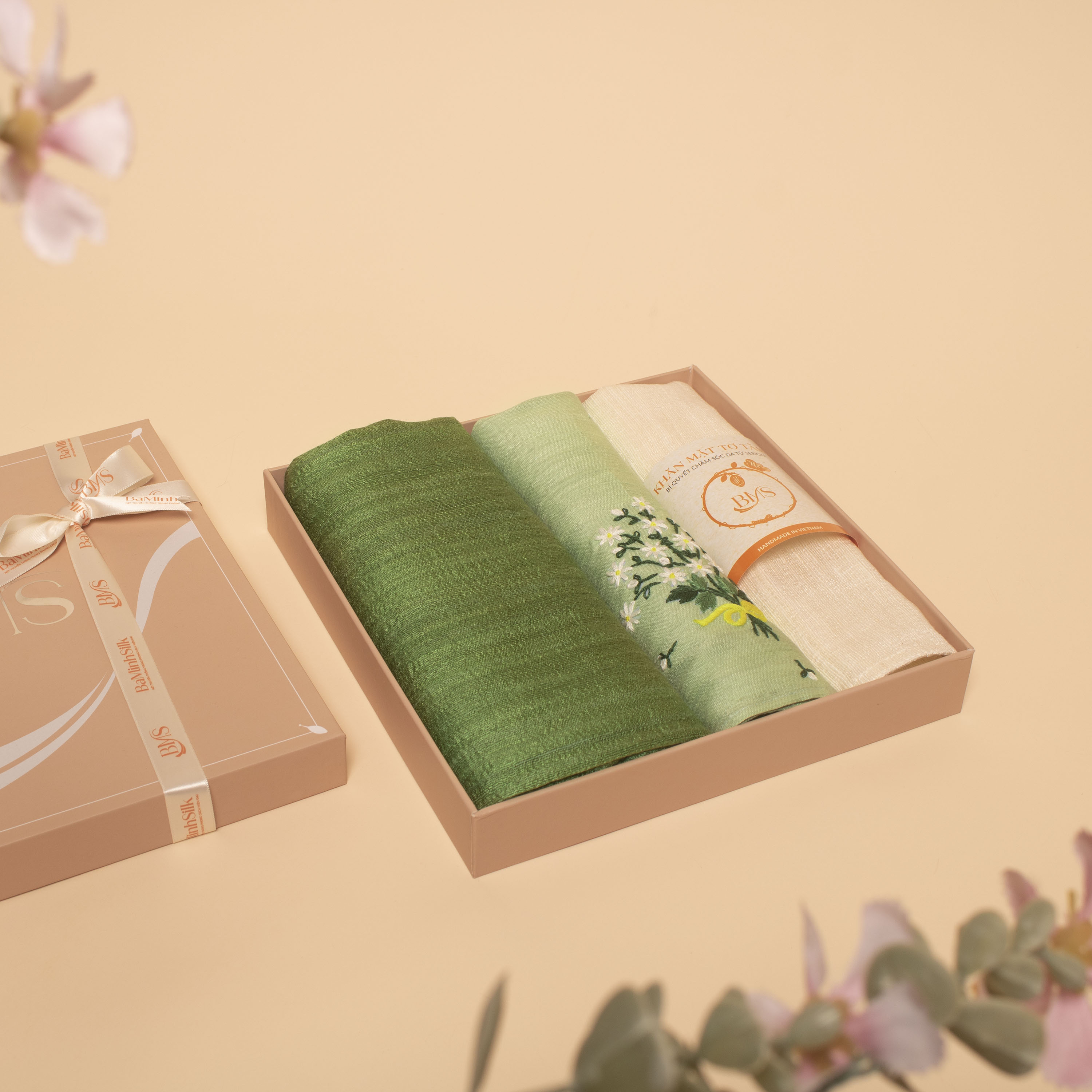 set quà 039 lãng mạn (khăn đũi)