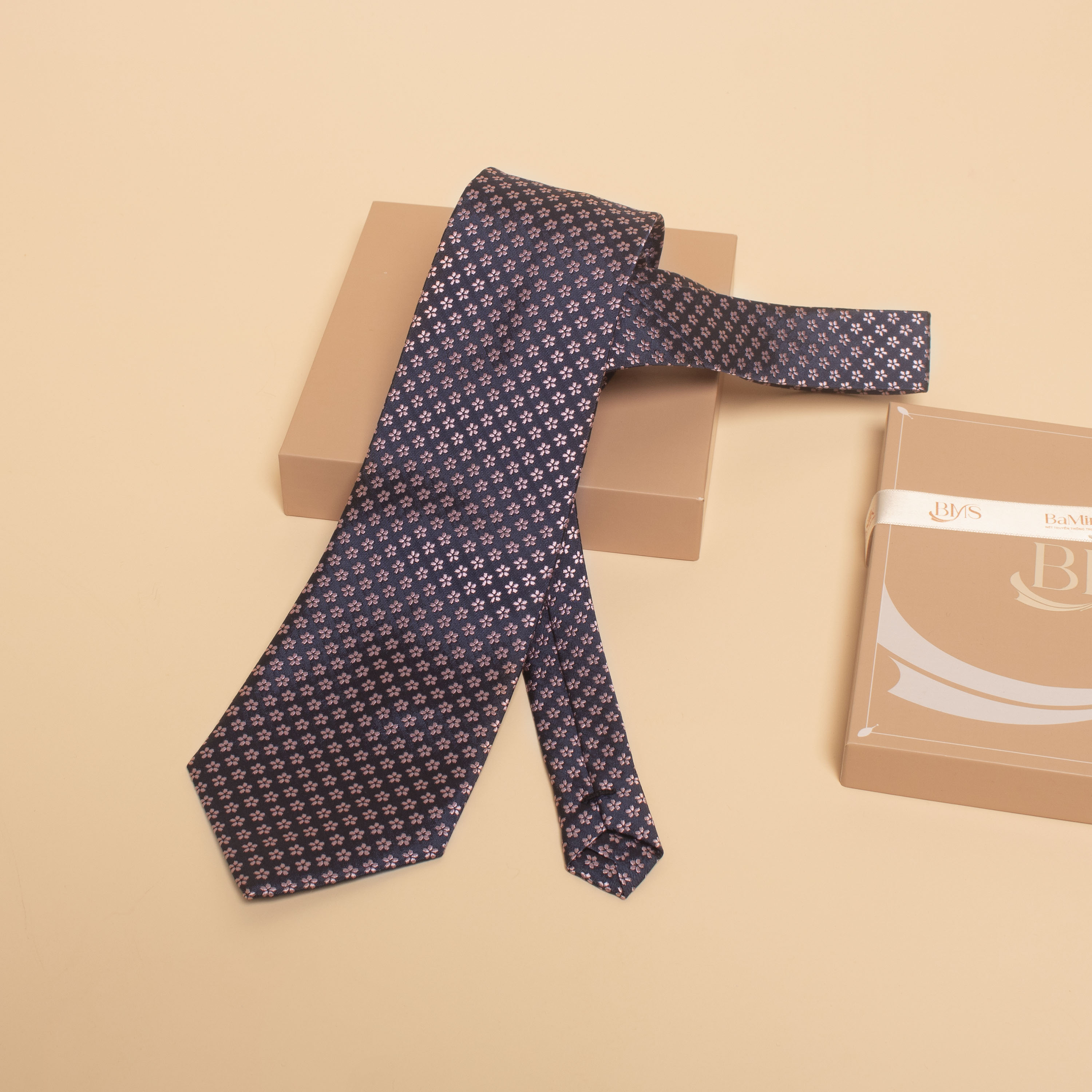 cà vạt lụa tơ tằm cv30