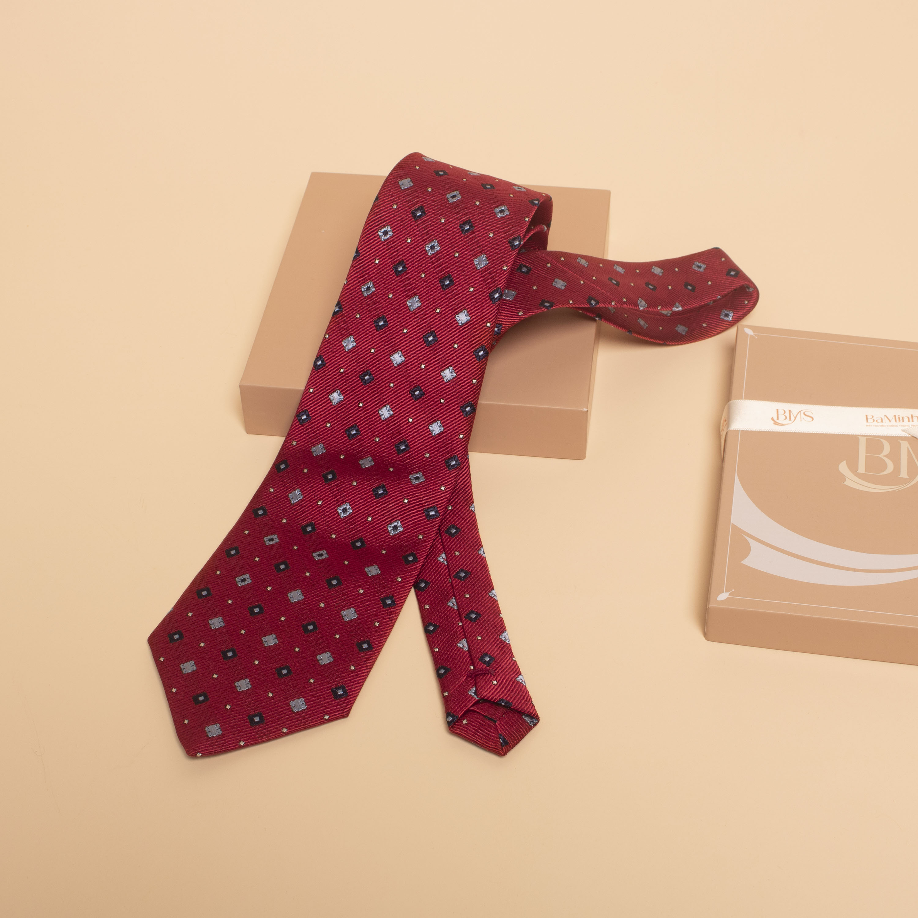 cà vạt lụa tơ tằm cv62