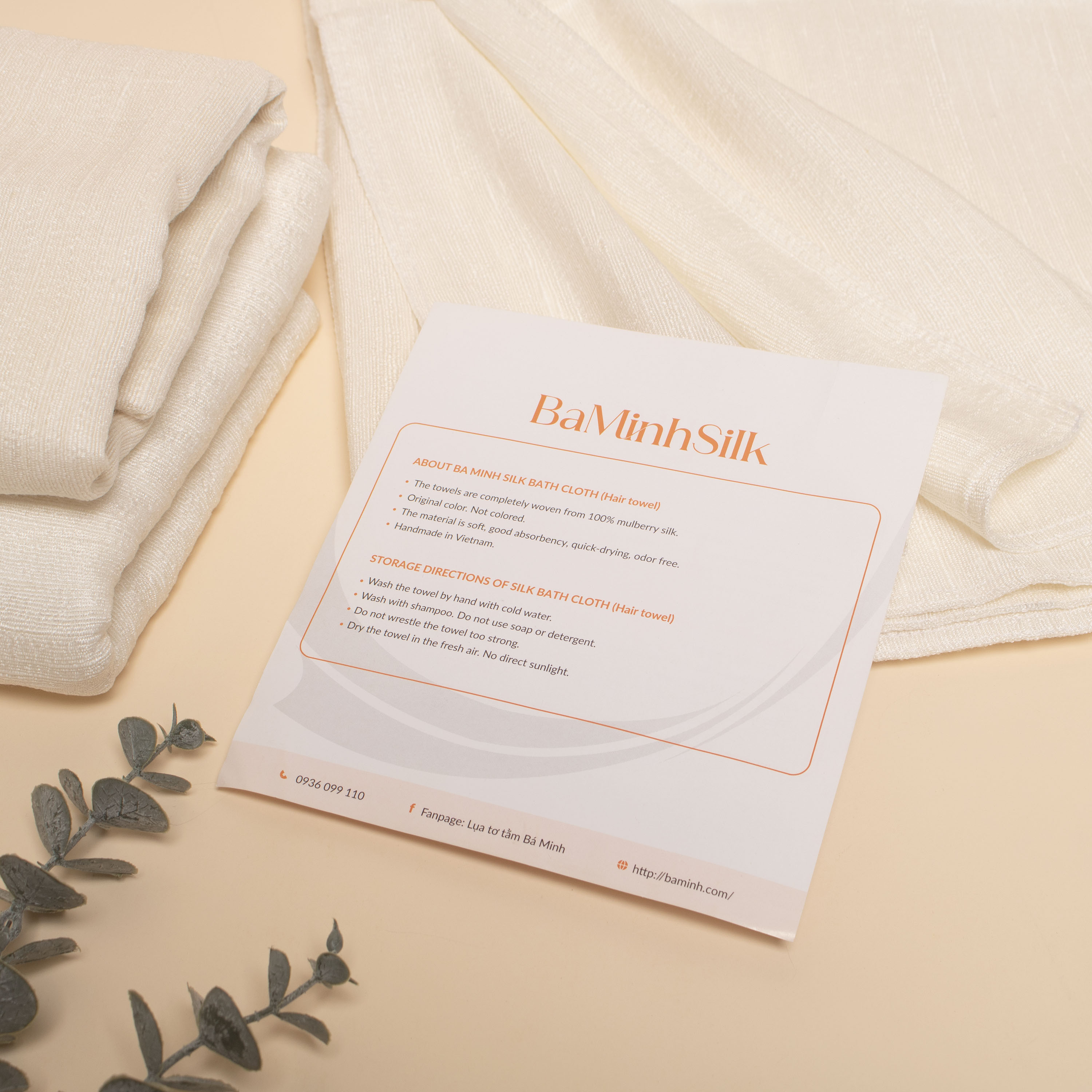 hướng dẫn sử dụng khăn tắm tiếng anh