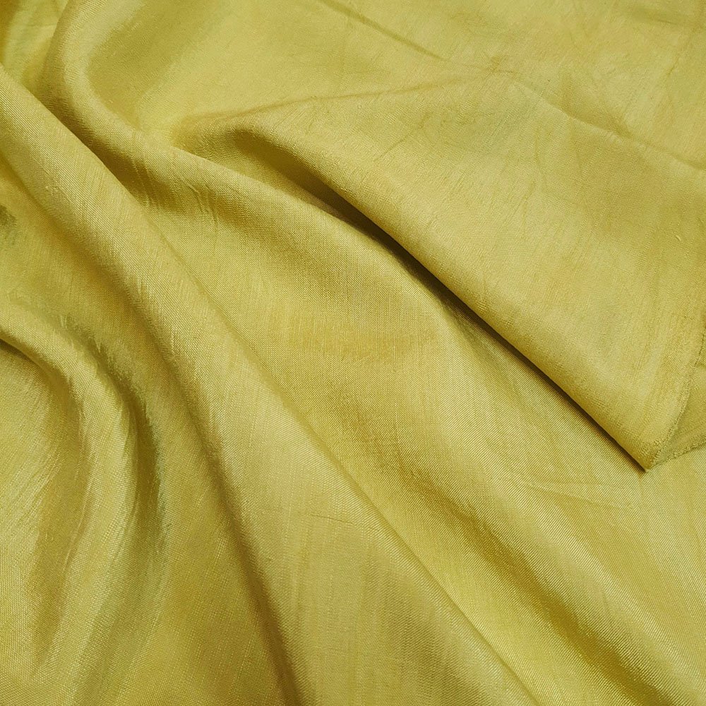 Lụa Thủ Công Nhuộm Màu Lá Bàng 01