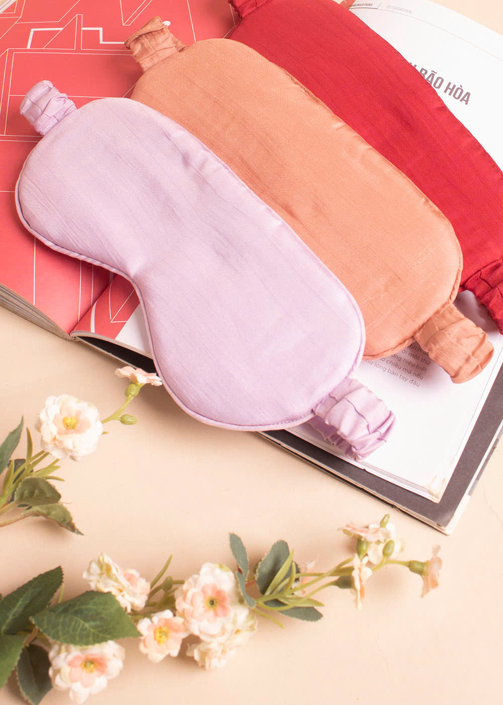 Bịt mắt lụa tơ tằm (Silk sleep mask)
