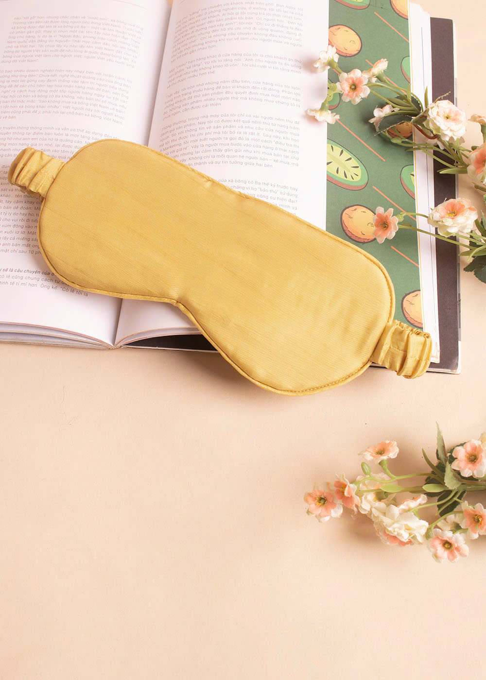 bịt mắt lụa vàng 01