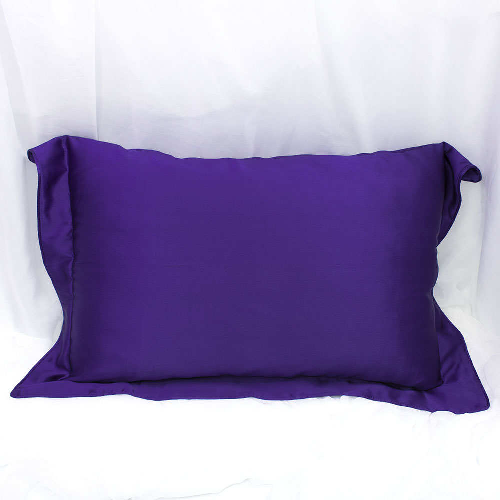 Vỏ Gối Lụa Satin Bảo Lộc Màu Xanh Vỏ Gối Lụa Satin Bảo Lộc Màu Xanh
