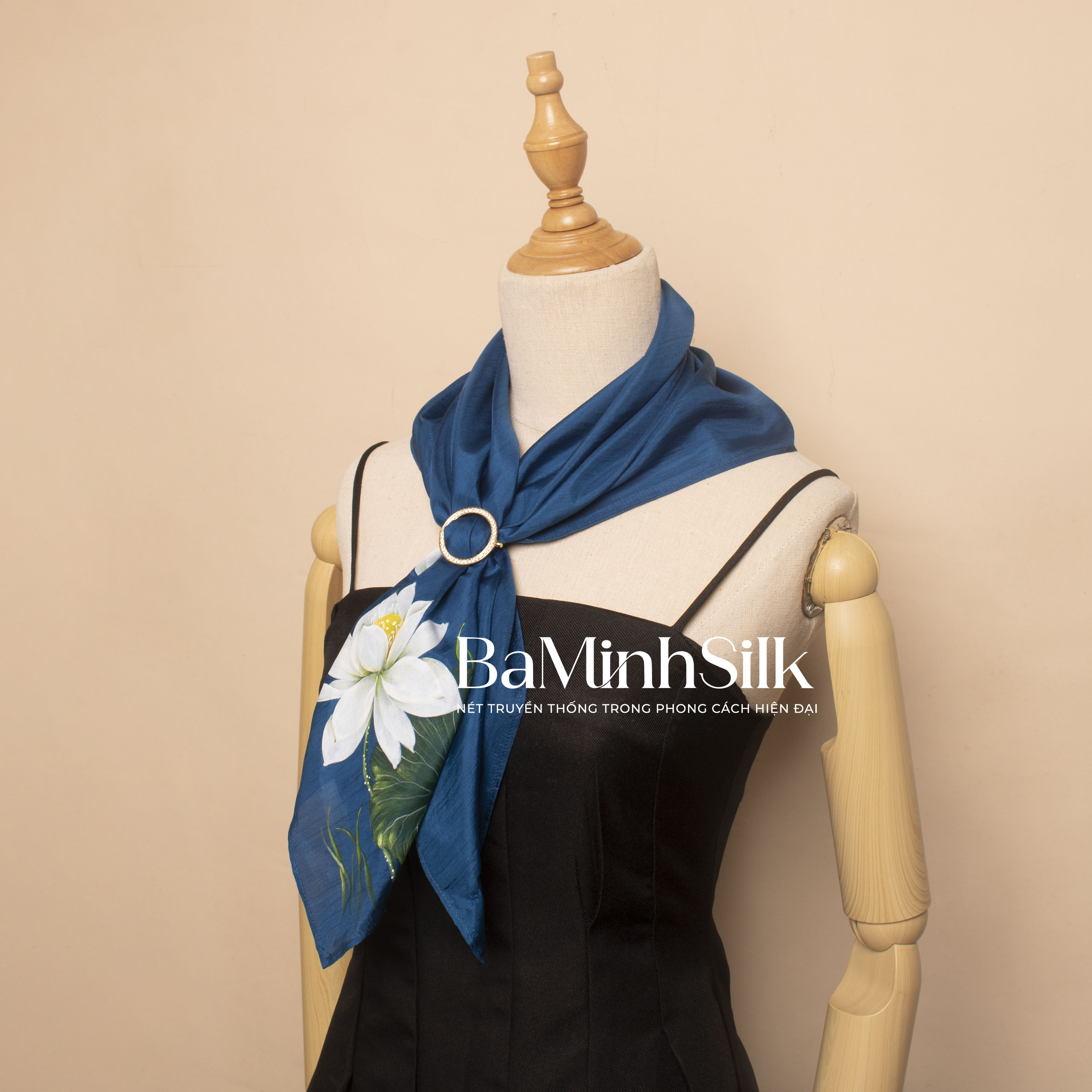 Hand-painted Silk Square Scarves