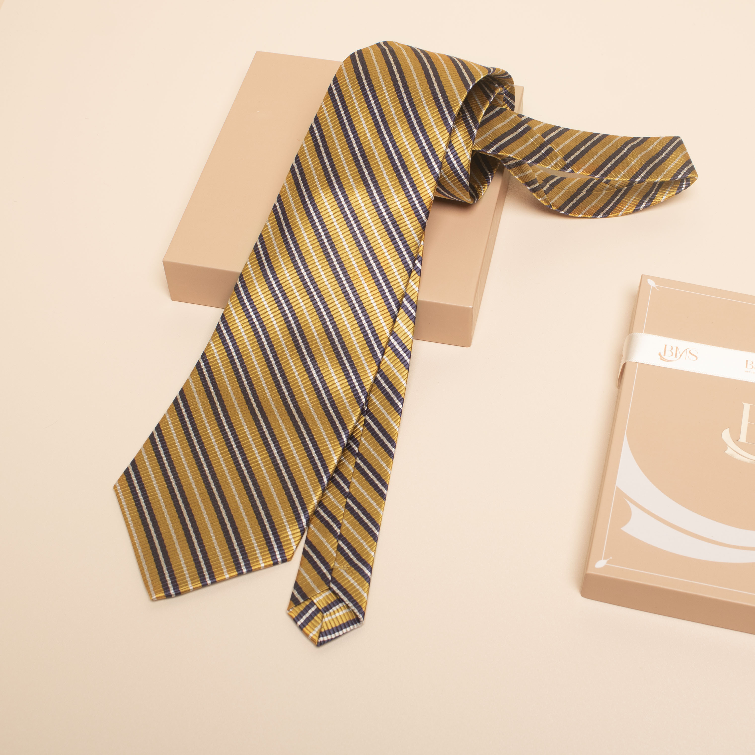 cà vạt lụa tơ tằm cv 04 bá minh silk