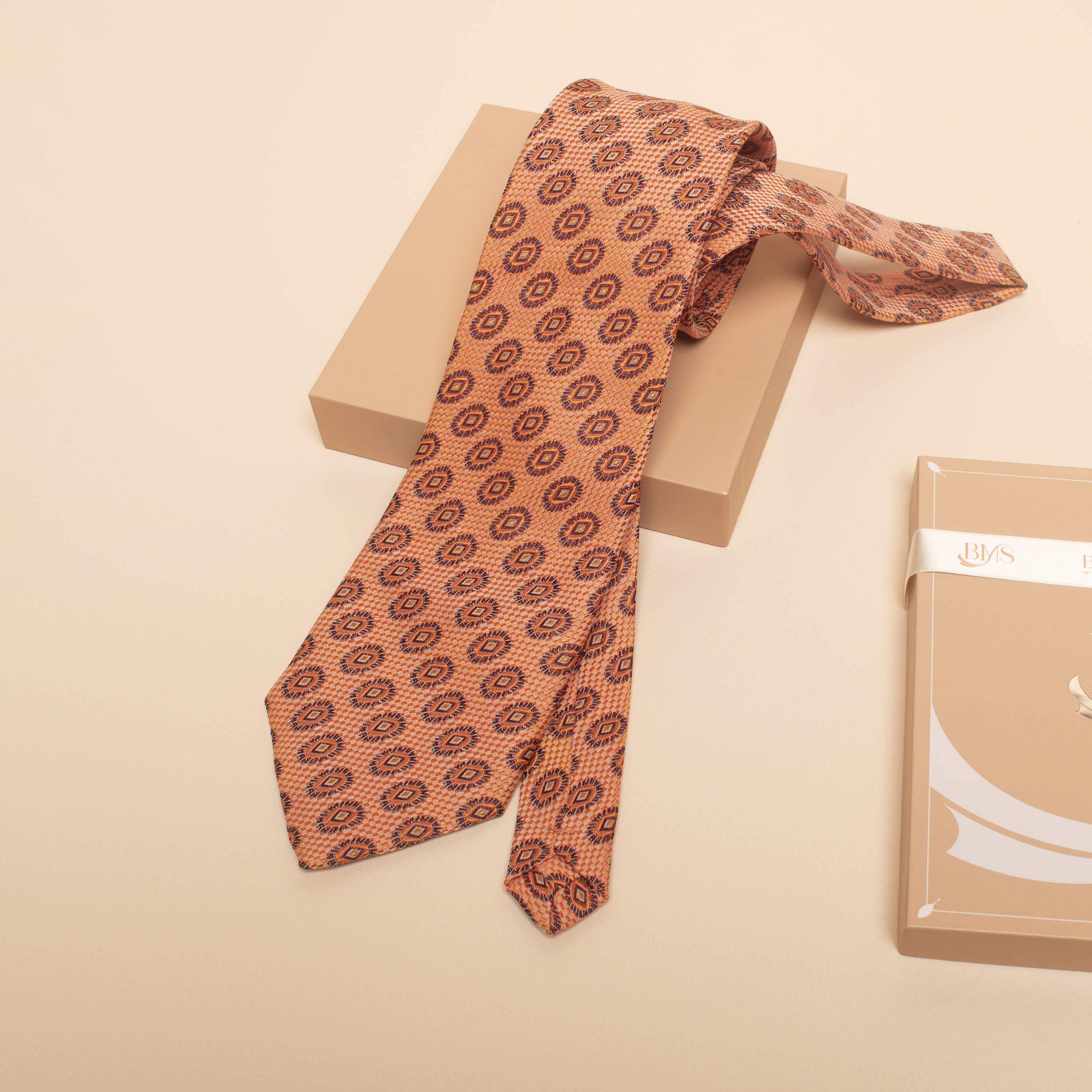 cà vạt lụa tơ tằm cv 16 bá minh silk
