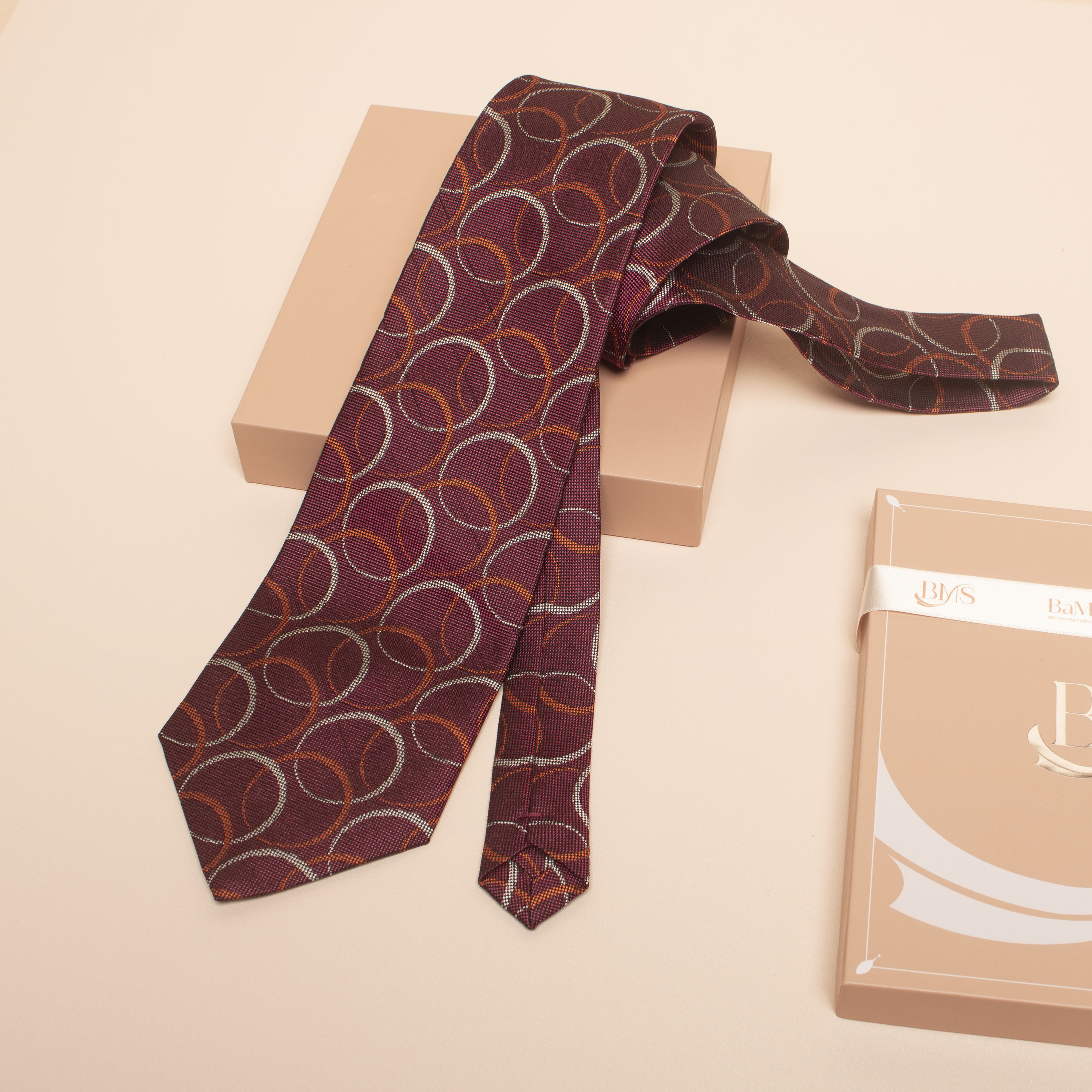 cà vạt lụa tơ tằm cv 17 bá minh silk
