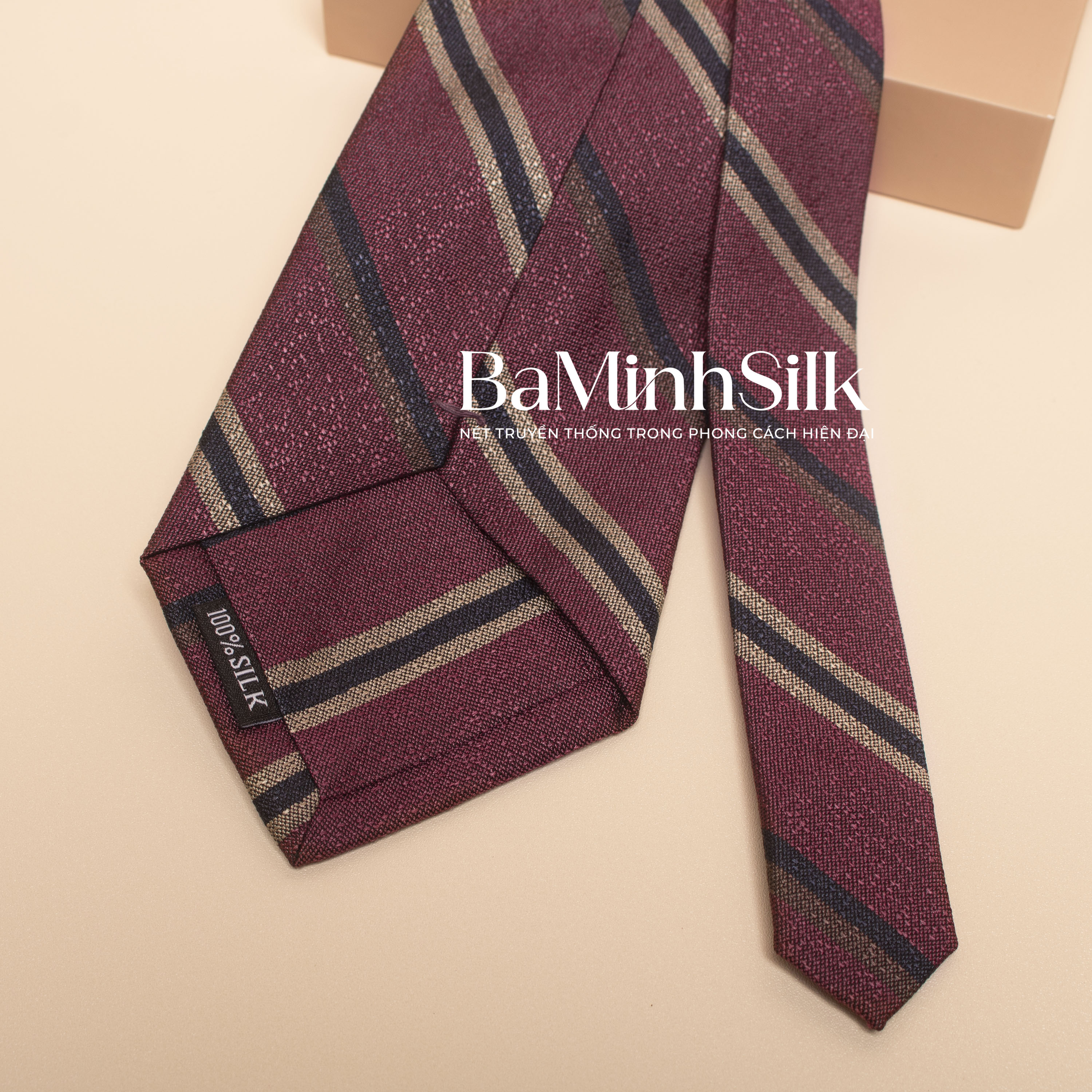 cà vạt lụa tơ tằm cv 18