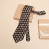 cà vạt lụa tơ tằm cv 34 hoạ tiết chấm bi lớn Bá minh silk