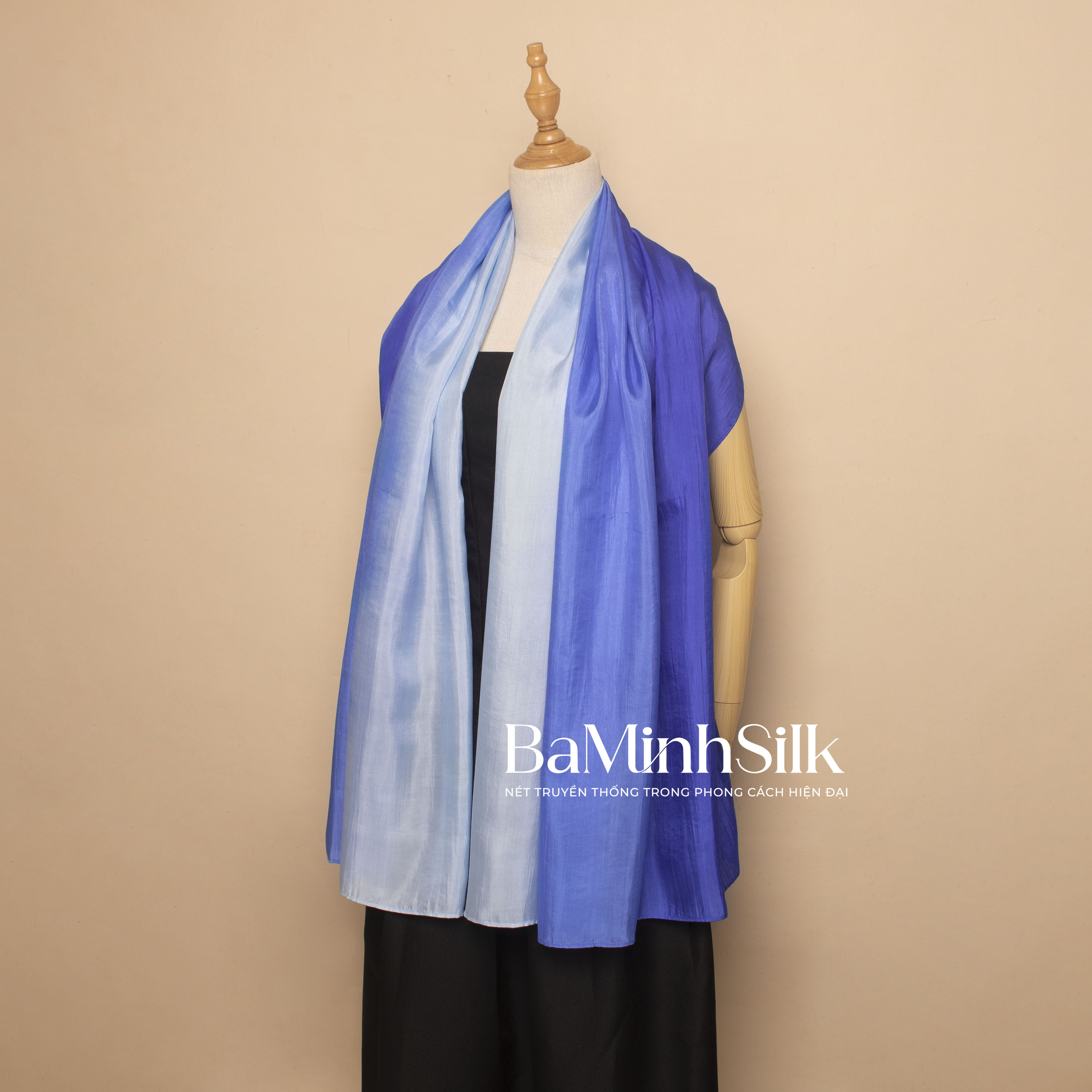 khăn lụa 3 màu 3m06