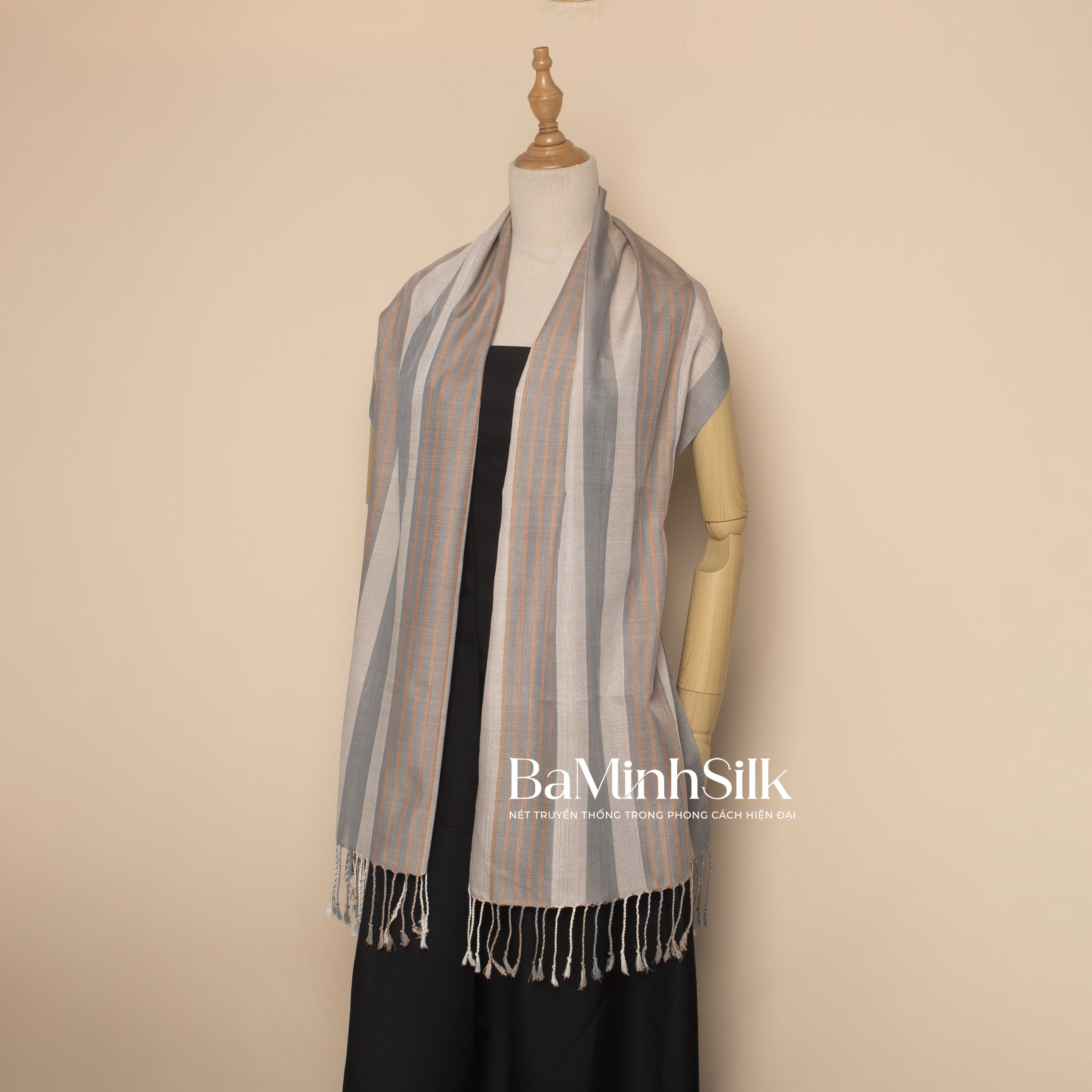 khăn thổ cẩm kẻ k5