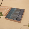 set quà 090 lịch thiệp gồm cà vạt lụa, khăn thổ cẩm và khăn tay thêu - Bá Minh Silk