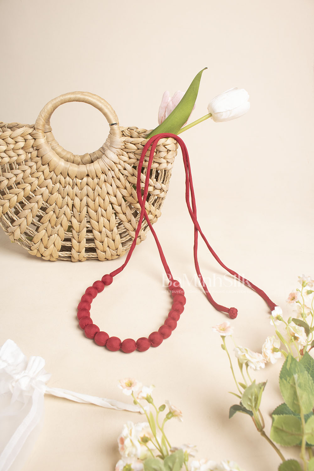 Băng-đô-hạt-lụa-đỏ