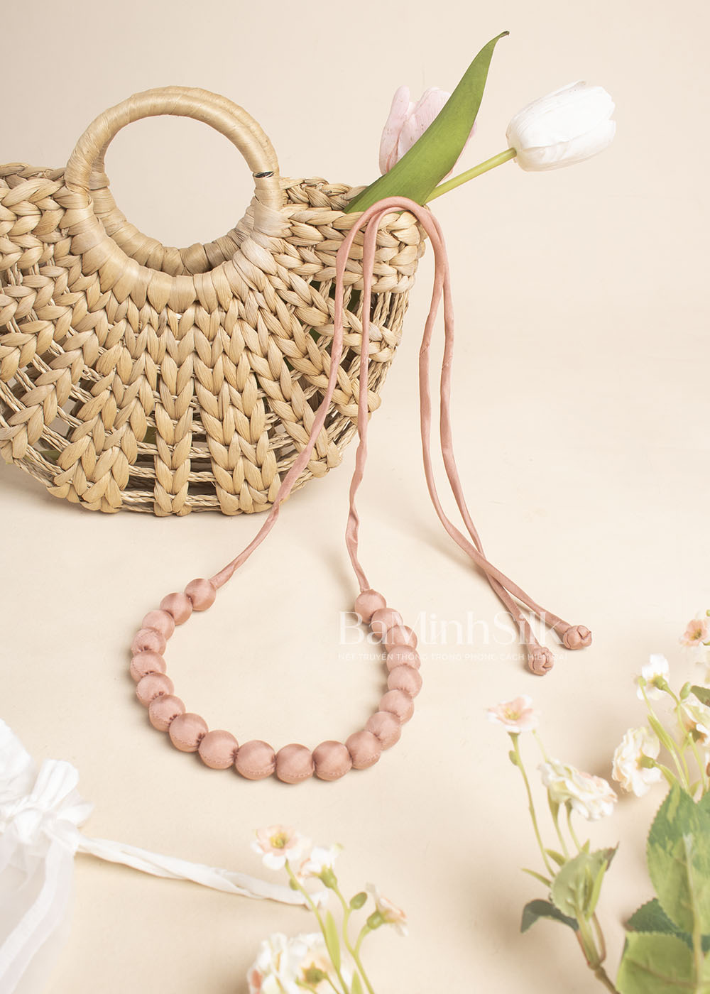 Băng-đô-hạt-lụa-hồng-vỏ-đỗ