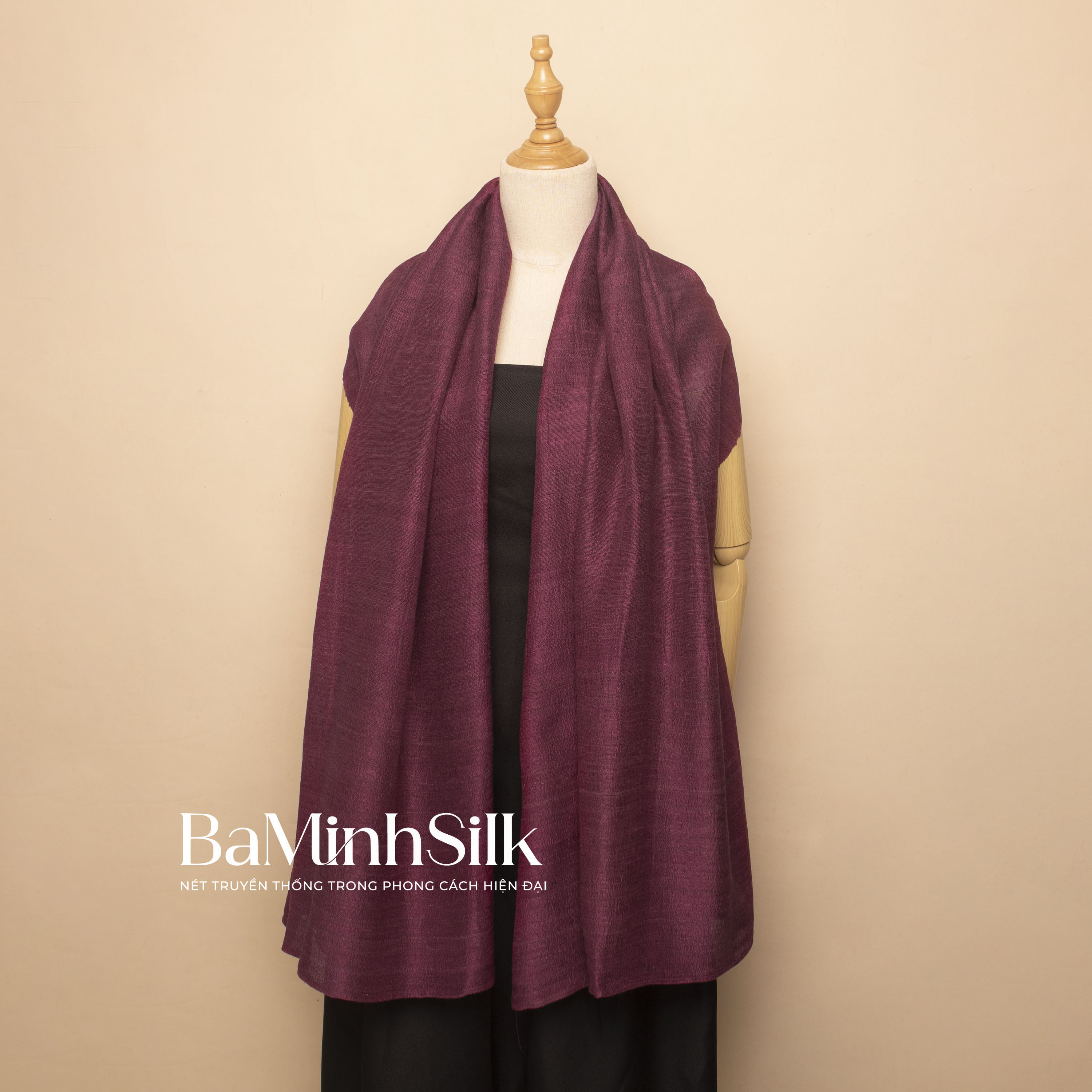 khăn đũi trơn đỏ rượu vang