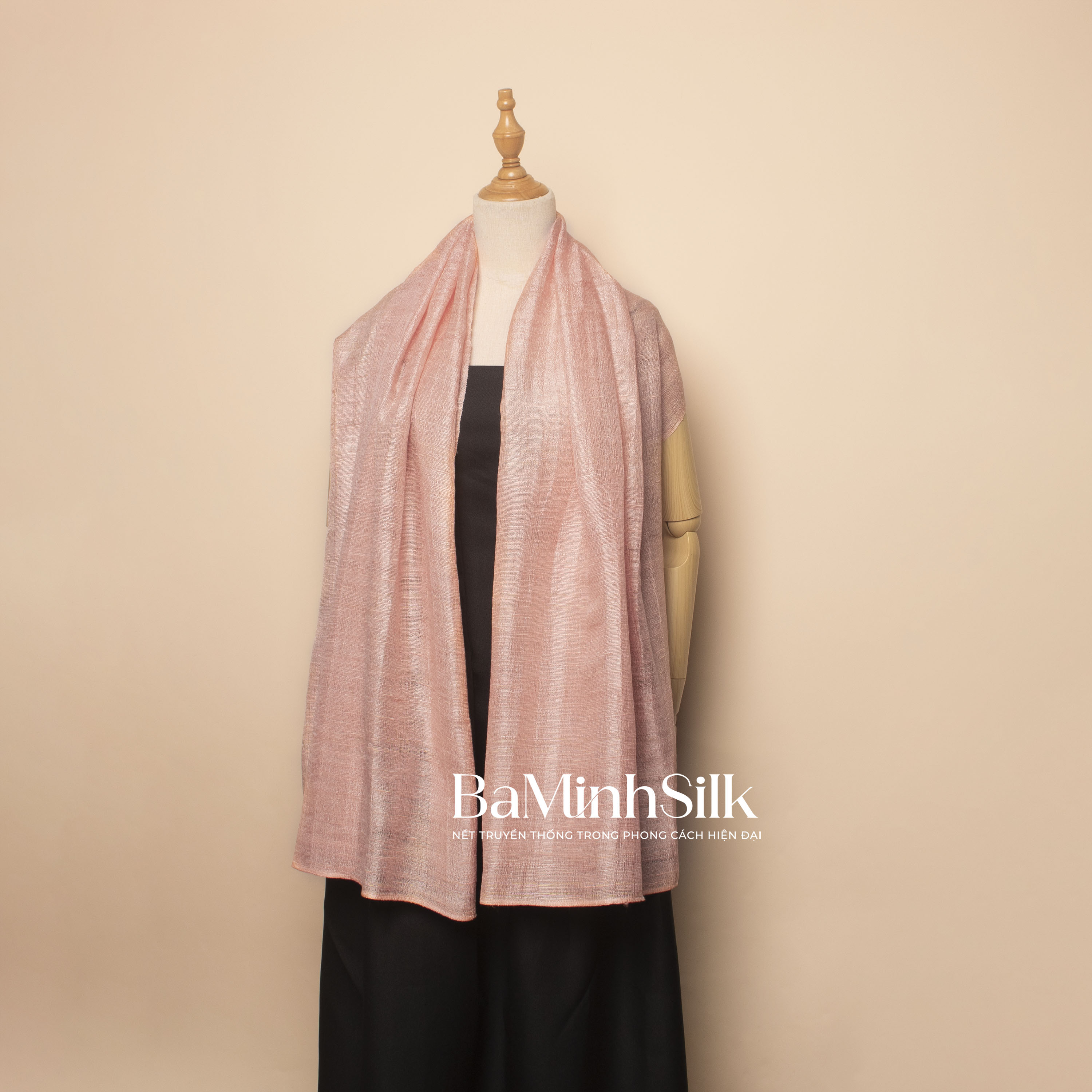 khăn đũi trơn hồng cao cấp