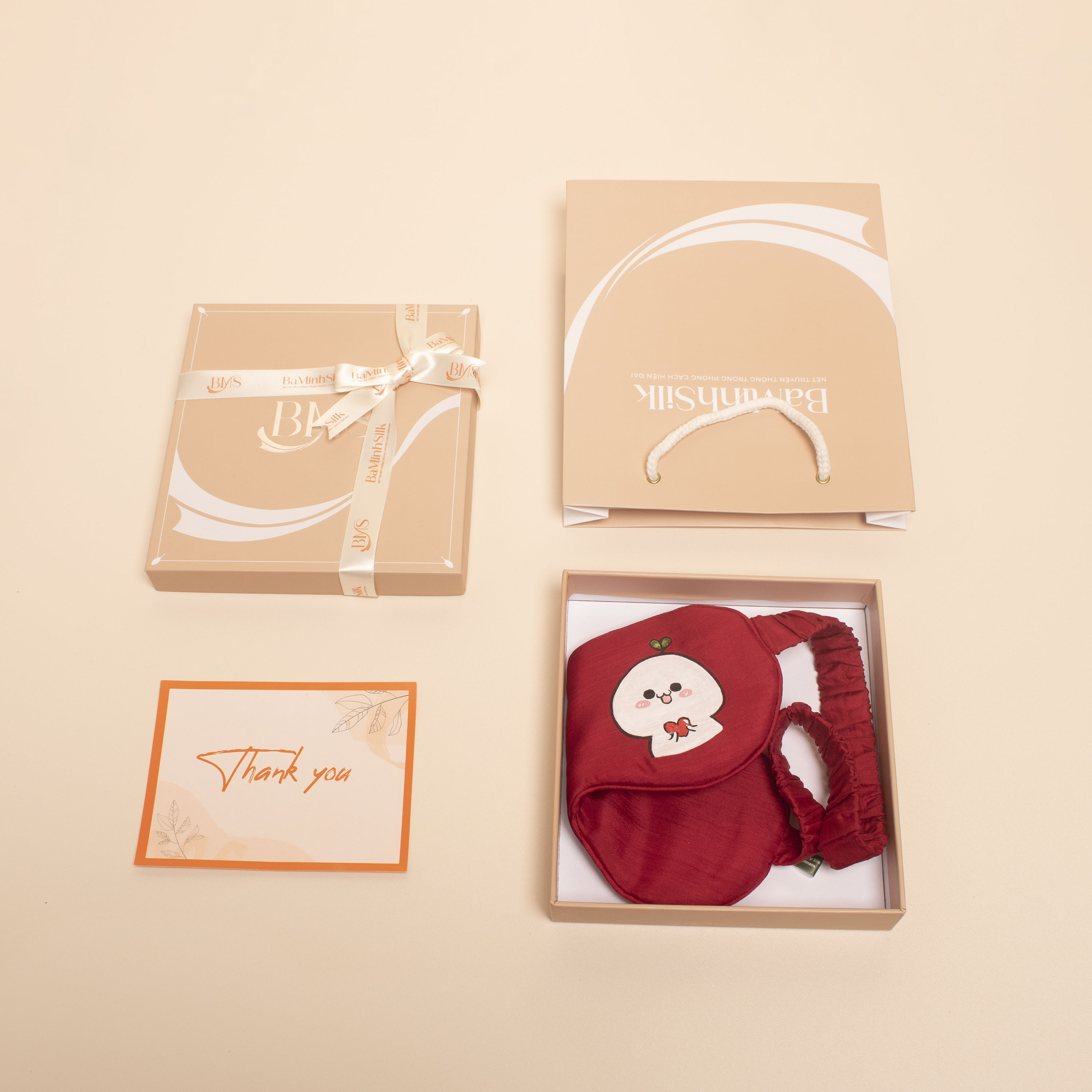 bịt mắt hộp thiệp túi bé mầm dễ thương