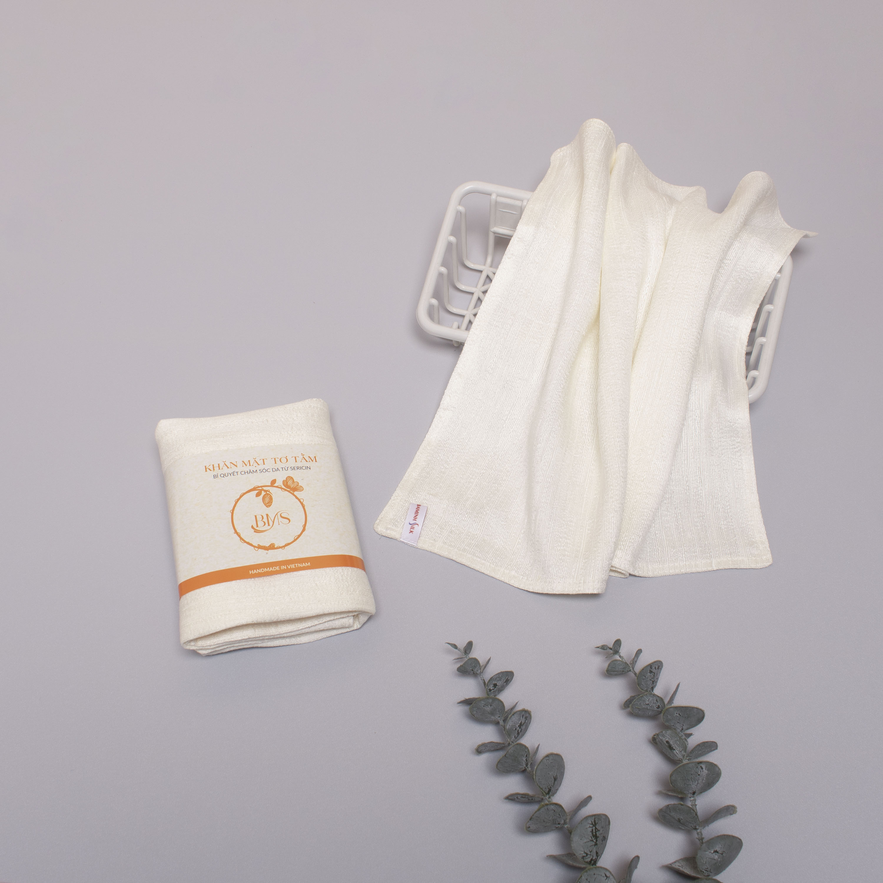 Natural Silk Face Towel – Medium Size (30x40cm)