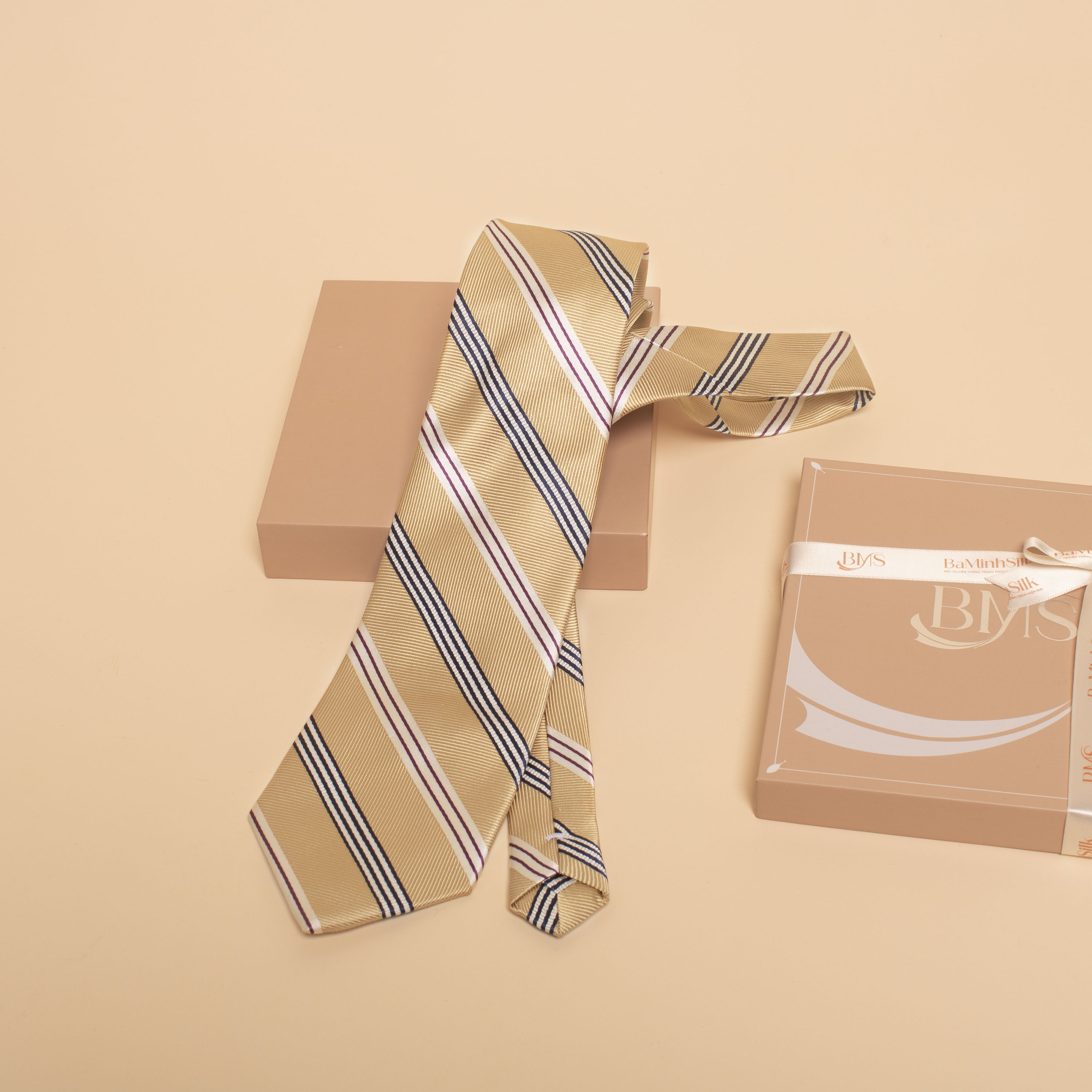 cà vạt lụa tơ tằm cv68