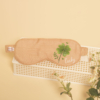bịt mắt lụa vẽ cỏ may mắn hồng vỏ đỗ